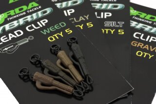 Korda Hybrid Lead Clips Gravel