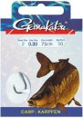 Gamakatsu  BKD 3320G Karpfenhaken Gold mit Vorfach 75cm
