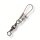Spro schwarzer Tonnenwirbel mit Interlock Karabiner