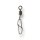 Spro Rollingwirbel schwarz Diagonalkarabiner