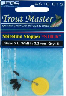 Spro Sbirolino Gummistopper "OLIVE" 10St.