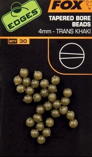 FOX Edges Tapered Bore beads 4mm