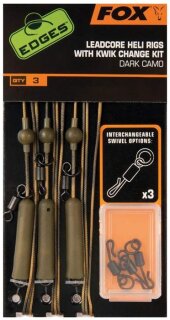 Fox Lead Clip Leadcore Leaders Kwik Change