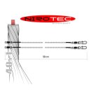 Jenzi Stahlvorfach Niro-Tec Wirbel+Karabiner