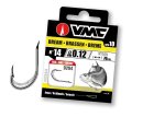 VMC Brassenhaken rot gebunden 70cm