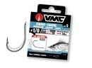 VMC Zanderhaken gebunden rot 50cm