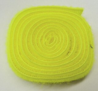 Klettband gelb 1m