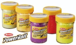 Berkley Power Bait Trout Bait Garlic Chartreuse 50g