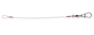 Daiwa Tournament Stahldraht mit Wirbel und Schlaufe 20cm 12 kg