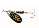 Mepps Black Fury Spinner schwarz mit Punkten Gr. 3