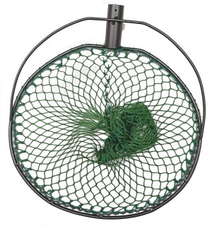 Kescher BB45cm oval inkl Netz 40/40 MW 20mm pulverbeschichtet