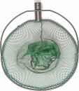 Kescher BB45cm oval inkl Netz40/40 MW 6mm pulverbeschichtet