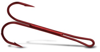 VMC Predator/Soft Plastic Zwilling rot Gr. 4/0