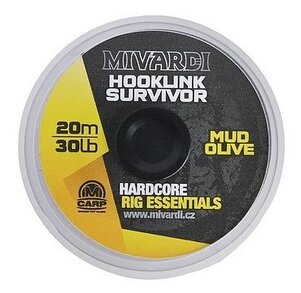Mivardi Hooklink Survivor Mud Olive 30lb 20m