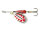Cormoran Bullet  Longcast Gr.1 3,2g silber/rote Punkte