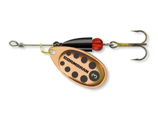Cormoran Bulle Longcast kupfer/schwarze Punkte Gr.3 7g