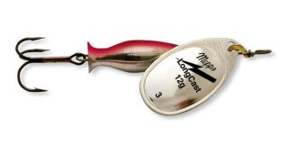 Mepps Aglia Longcast Weitwurfspinner silber Gr. 3