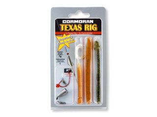 Texas-Rig mit 3 Ködern 7g Gr 1