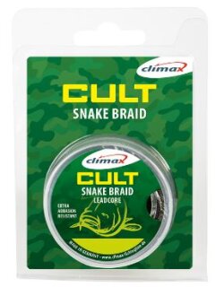 Climax Cult Snakebraid Leadcore bleifrei weed 14,5kg 30 lbs 10m