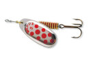 Mepps Decoree silber mit roten Punkten Gr.5