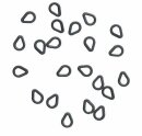 Mivardi Tear Drop Rings