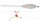 Iron Trout Sbirolino Rig slow sinking 10gr 3,0m silber