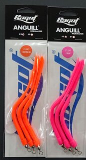 Ragot Anguill Gummimaks fluo  pink Gr.6/0 3Stck.