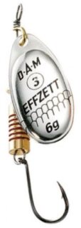 DAM EFFZETT Spinner Einfachhaken silber 1 3g