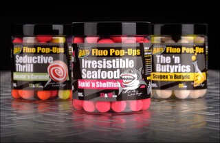 Strategy Baits Fluo Pop-Up 20mm The`n Butyrics Green Zing´n butyric