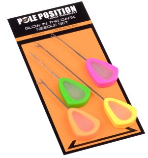 Spro Pole Position Glow in the dark  Needle Ködernadel Set