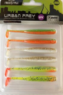 Spro Freestyle Urban Prey Slug Shad 73mm UV aktiv