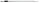 Bankstick Alu 125cm Messinggewinde