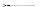 Rutenauflage Bankstick Aluminium mit Auflage U- förmig