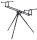 DAM Alu TriPod Matt Black 3 Rod