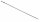 Bankstick Hardcore Edelstahl ausziehbar 80-145cm