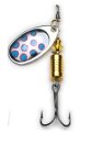 Trendex Cyber Spinner silber m. blauen Punkten