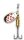 Trendex Cyber Spinner silber m. roten Punkten 10g