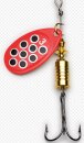 Trendex Cyber Spinner neonrot mit schwarzen Punkten 8g