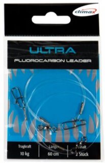 Climax Ultra Fluorocarbon Leader 60cm 2Stück