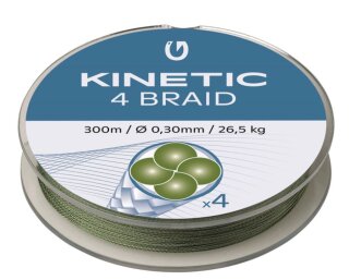 4Braid 4-fach geflochtene Schnur 300m dusty green 0,25mm