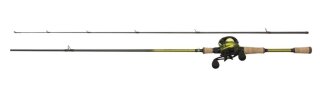 Baitcaster Set Triggerrute 12-40g 2,40m inkl Rolle 201-LH und Schnur
