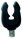 Rutenauflage Soft U 2er Set (schwarz)