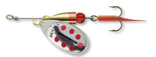 Cormoran Bullet Spinner silber/rot gestreift