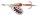 Cormoran Bullet Spinner silber/rot gestreift