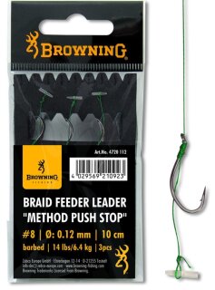 Browning Braid Feeder Leader Method Push stop