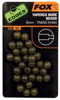FOX Edges Tapered Bore beads 6mm