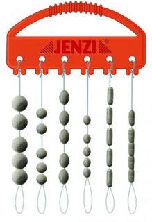 Jenzi Silikonstoppersortiment schwarz 30 Stck M-L