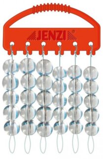 Jenzi Glasperlen Sortiment 8-10mm klar 30 pcs