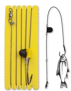 BlackCat Single Hook Rig with Rattle #10/0 1,20m 100kg