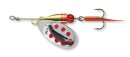 Cormoran Bullet Spinner silber -rote Punkte